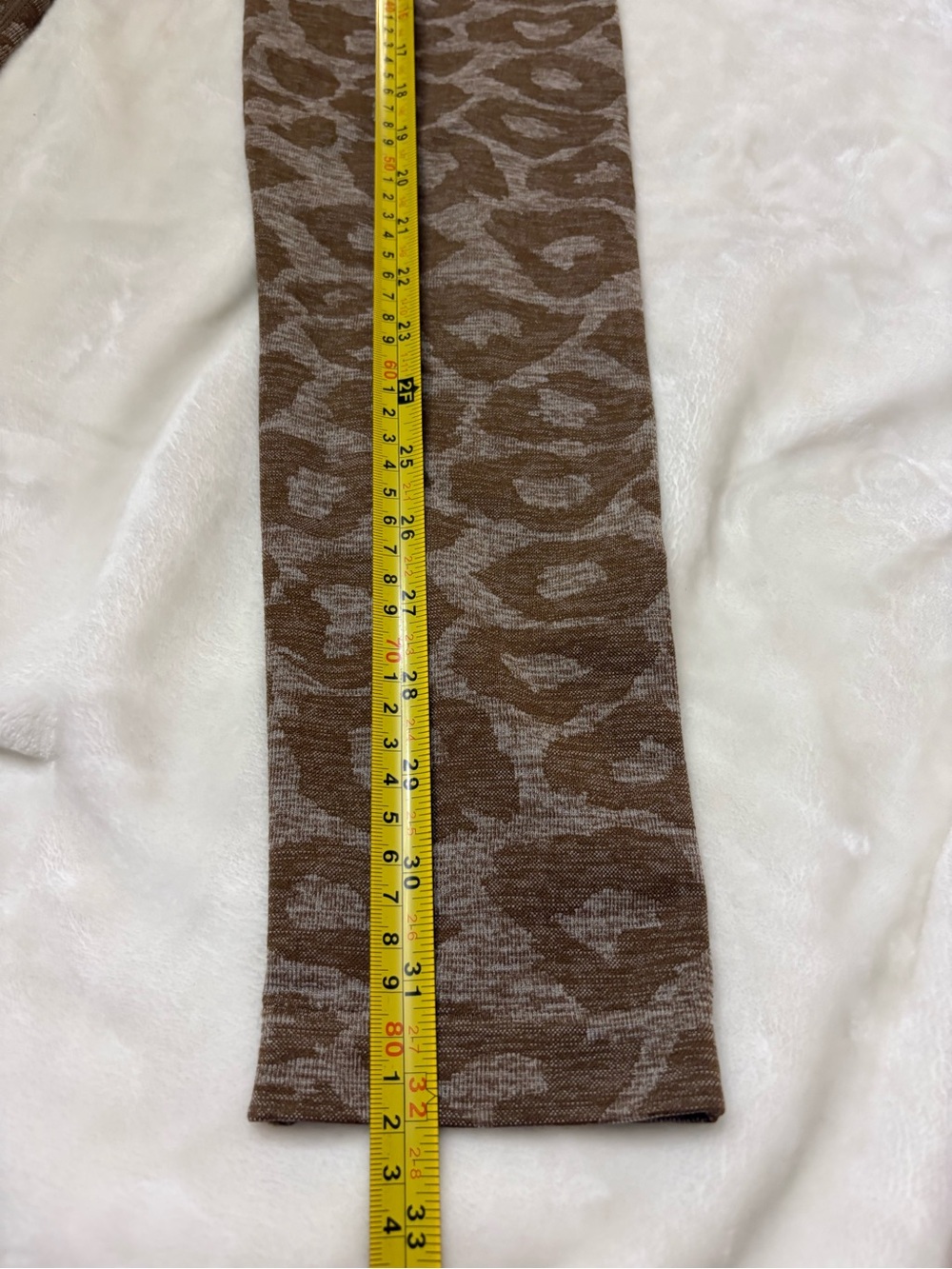 NVGTN Mocha Leopard Seamless Leggings Small High Waisted Gym Workout Athleisure - Picture 6 of 6